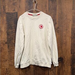 Fjallraven Men's 1960 Logo Badge Sweater large cream
